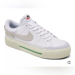 Nike White and Gray Athletic Shoes